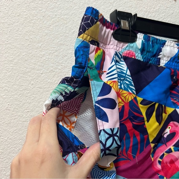 NWT Surf Society Mens Swim Trunks Size L UV Protection Moisture Wicking Vacation - Picture 4 of 7